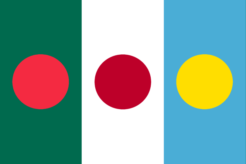 Bangladesh, Japan and Palau