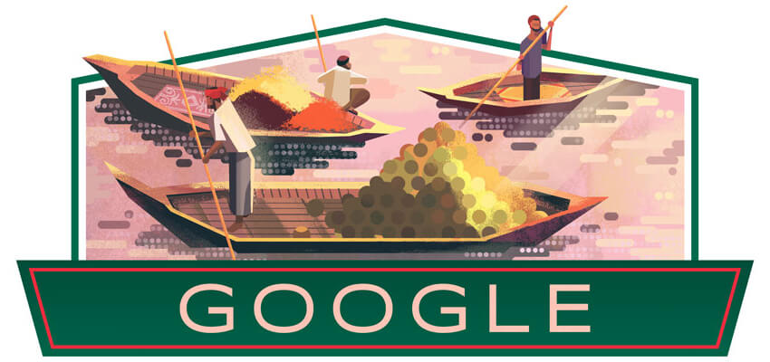 Archive of Google Doodles for Bangladesh